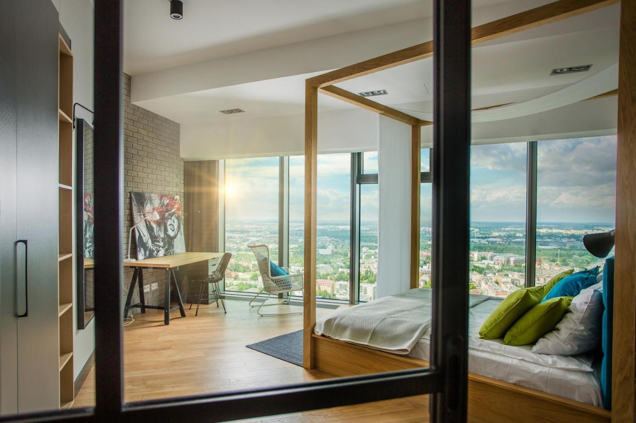 Apartamenty Sky Tower Wrocław Extérieur photo