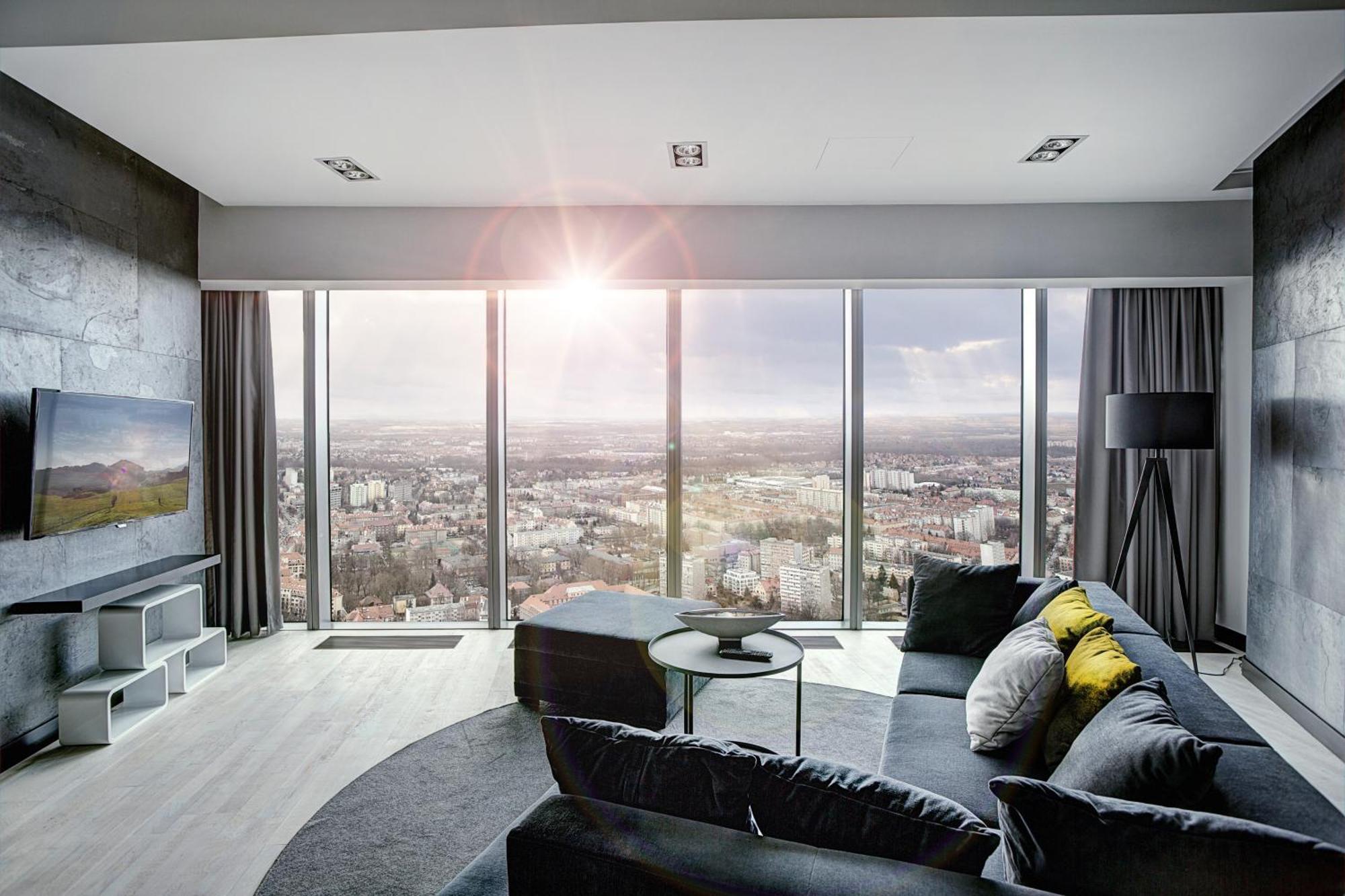 Apartamenty Sky Tower Wrocław Extérieur photo